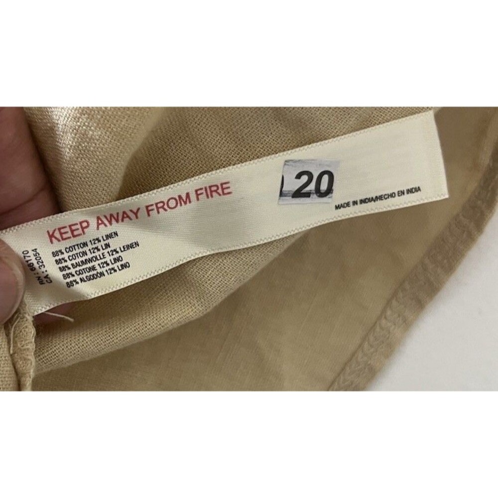 NWT Free People Peach Sands Drawstring Cargo Skirt Size Small Beige Beach Boho - Picture 8 of 8